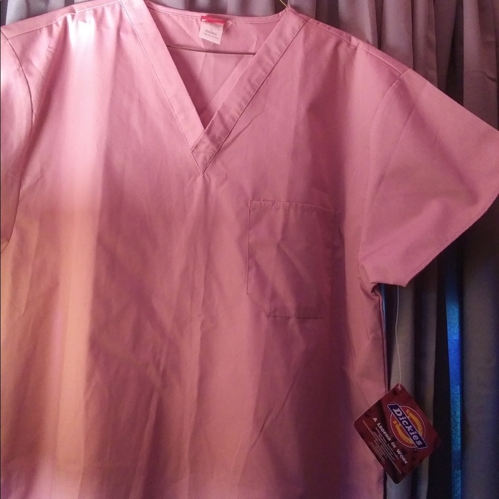 Pink  Scrub Shirt